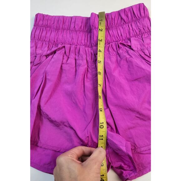 Free People The Way Home Short XS lined purple EUC active high rise back pocket - Picture 9 of 9